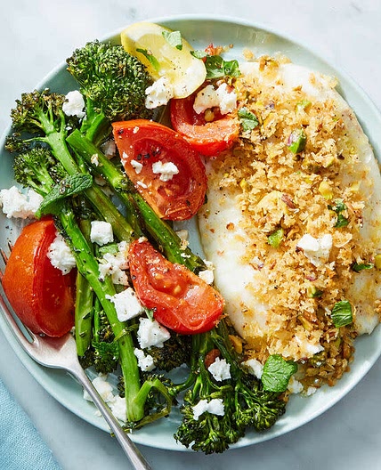 Pistachio-Crusted Tilapia