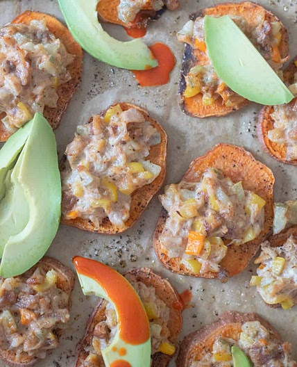 Sweet Potato Tuna Melts