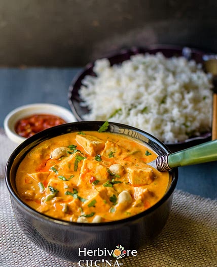 Instant Pot Peanut Tofu Curry with Rice