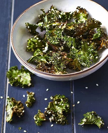 Chips chou kale sauce soja