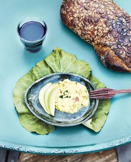 Brouillade tofu chou kale avocat