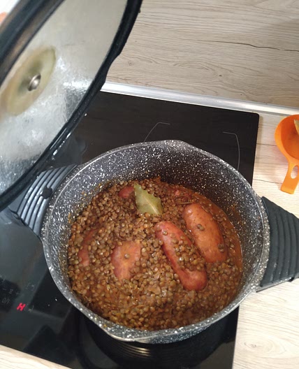 Saucisses
Lentilles