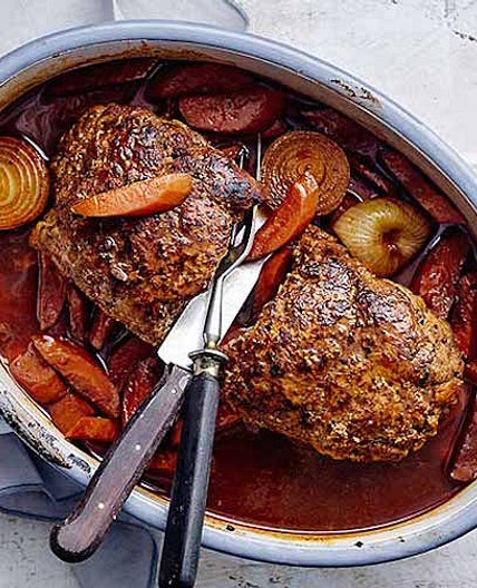 Pain de viande, carotte, rösti