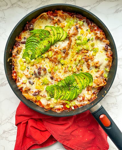 Chicken No-Roll Enchilladas