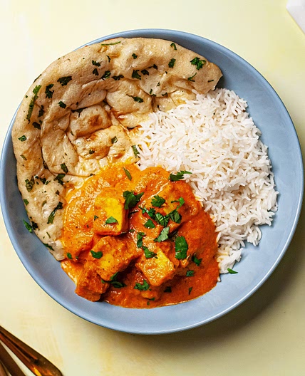 Slow cooker butter halloumi curry
