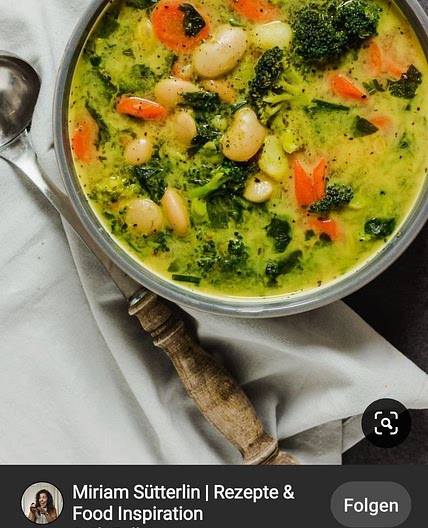 Würzige Gemüse-Bohnen-Suppe