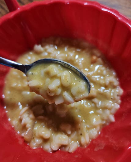 Roasted Hidden Vegetable Pastina Soup, vegetable or chicken adaptable