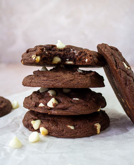 Double Chocolate Condensed Milk Cookies