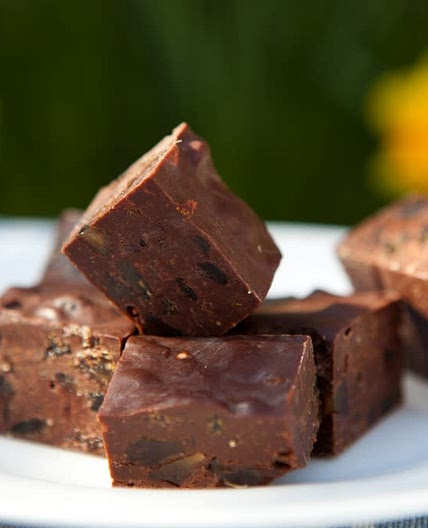 Chocolate Orange Easter Spiced Fudge