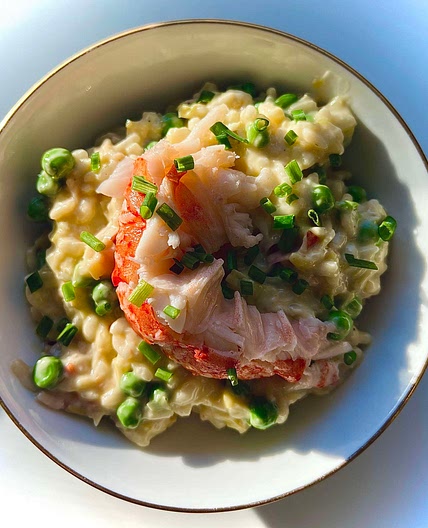 Lobster Risotto W/ Peas 