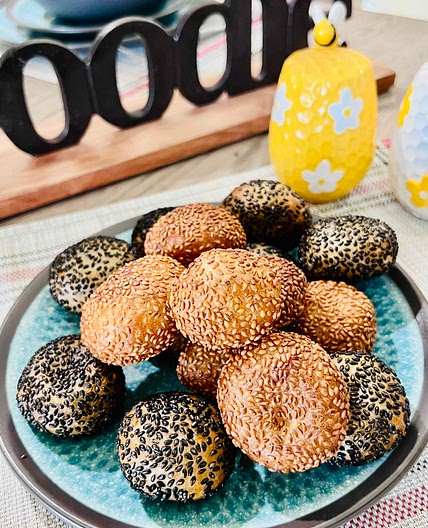Hollow Sesame Rice Ball | 空心芝麻球