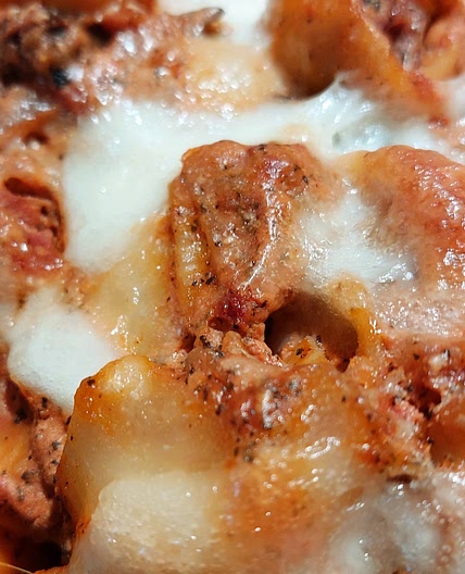 Baked pasta -  Eggplants, ricotta and mozzarella