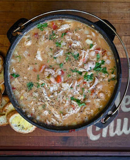 White chicken chili