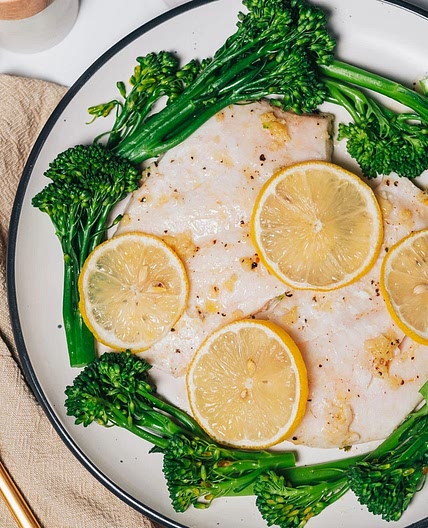 Sheet Pan Garlic Lemon Tilapia
