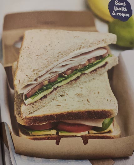Sandwichs dinde fumée et brie