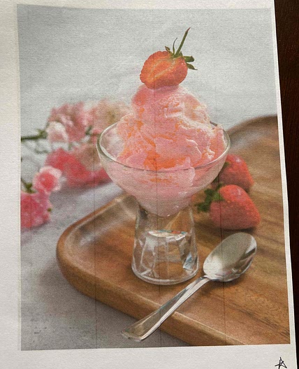 STRAWBERRY ICE CREAM