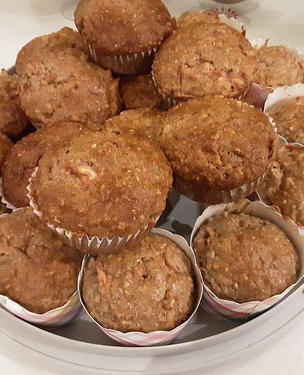 Muffins gruaux et pommes