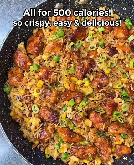 Crispy Chicken Fried Rice