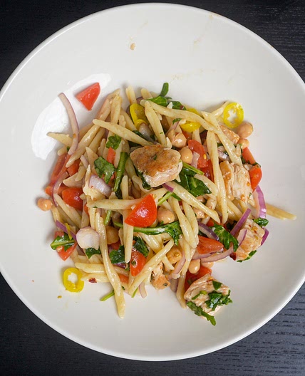 Za’atar Marinated Chicken Pasta Salad — Ethan