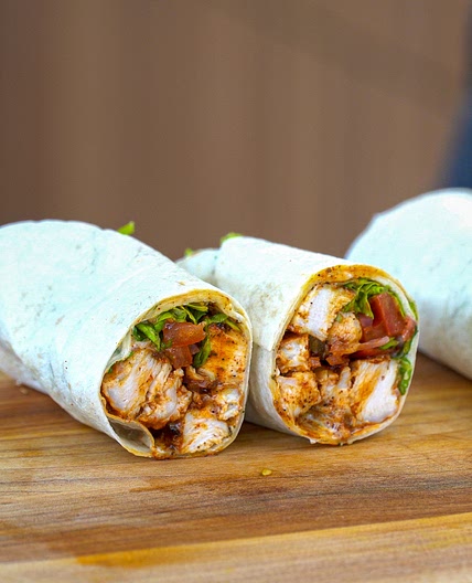 Blackened Chicken Wrap — Ethan