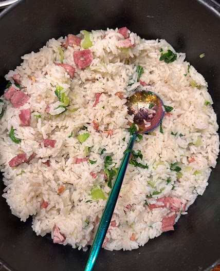 Shanghai pork and vegetable Rice 