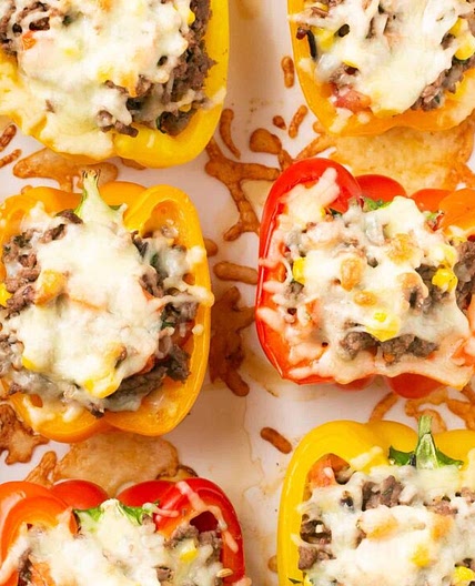 Healthy Stuffed Peppers with Ground Beef (Easy 30 Minute Recipe)