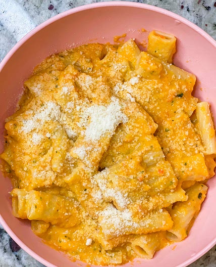 Roasted veggie pasta 