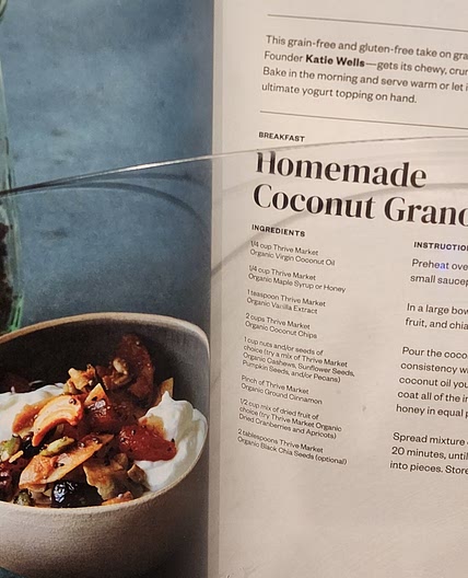 Whole30 Coconut Granola