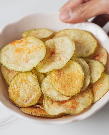 Low-Fat Microwave Potato Chips
