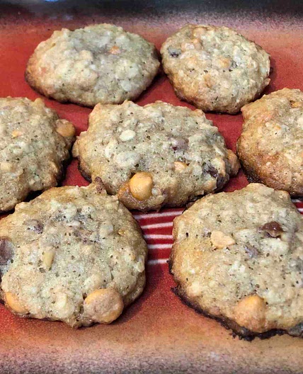 Banana Butterscotch Cookies