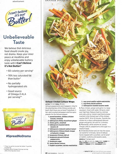 Sichuan Chicken Lettuce Wraps