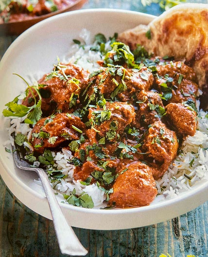 Coconut chicken tikka masala