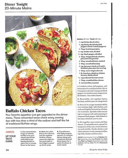 Buffalo Chicken Tacos