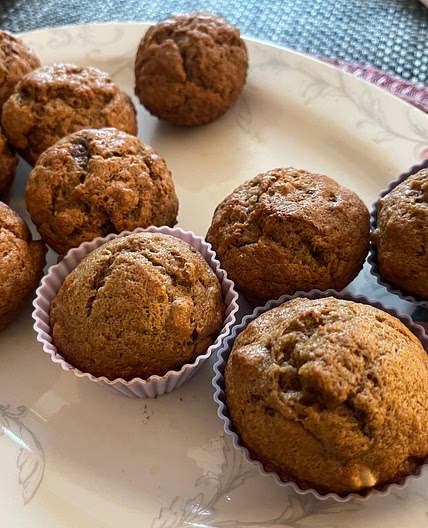 Banana bread muffins