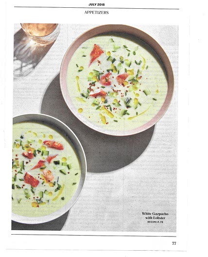 White Gazpacho with Lobster