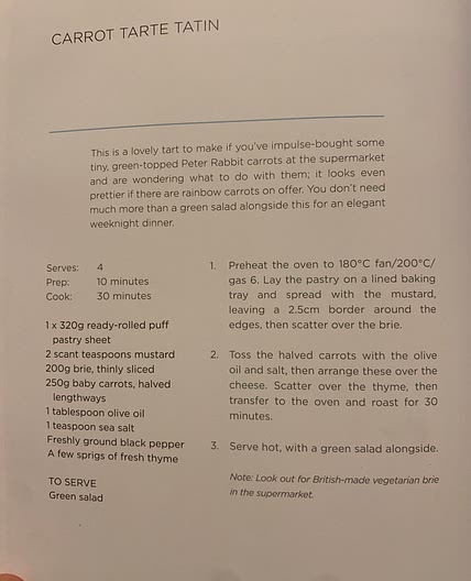 Carrot Tarte Tatin