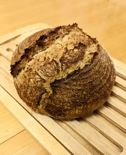 Sauerteig Brot – Weizenweissmehl, Dinkelmehl und Roggenvollkorn