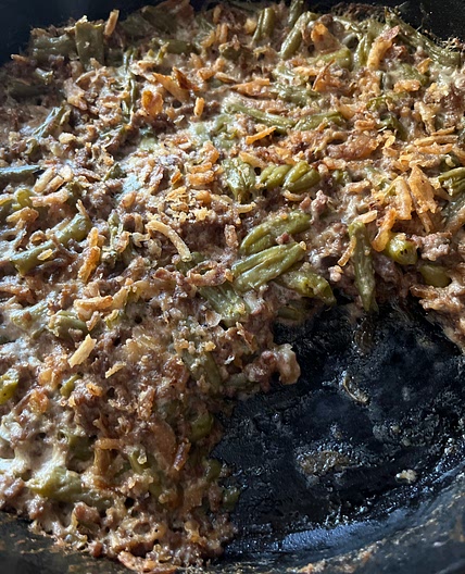 Beef green bean casserole