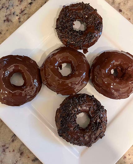 Gluten Free Chocolate Protein Peptide Donuts