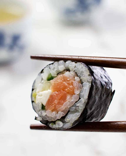 Smoked Salmon Philadelphia Rolls