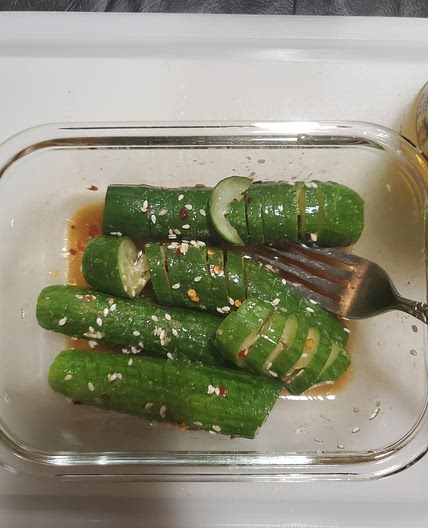 Viral Asian Cucumbers