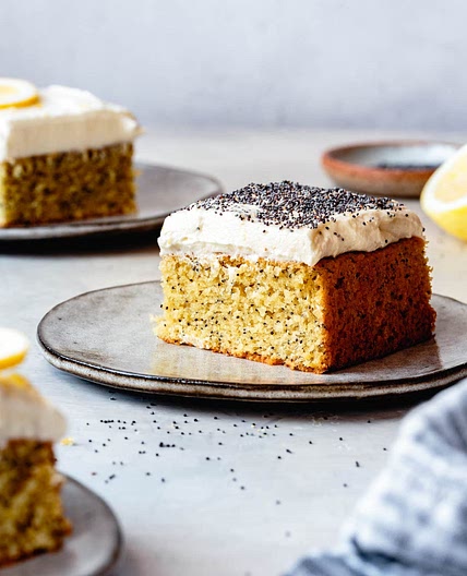 Lofty Gluten-Free Lemon Poppy Seed Cake