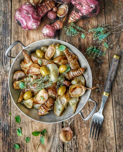 Topinambours ail thym four⭐