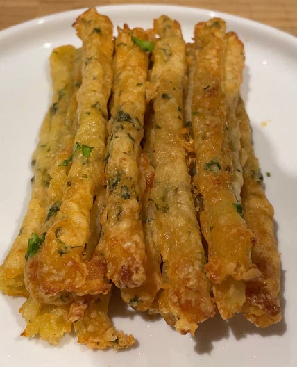 Garlic & Parmesan Straws  