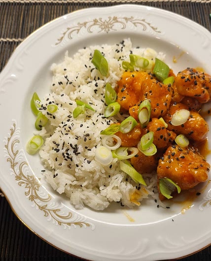 Koreanisch frittiertes Hähnchen