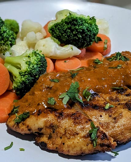 Chicken Steak with sauce