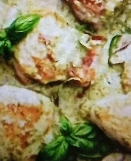 Creamy pesto parmesan chicken