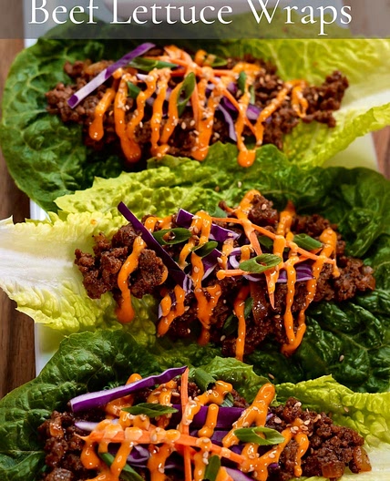 Korean Style Beef Lettuce Wraps