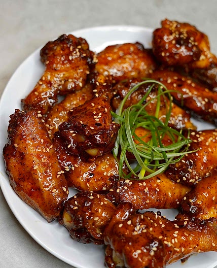 Air Fryer Orange Chicken Wings 