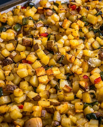 Poblano Breakfast Potatoes